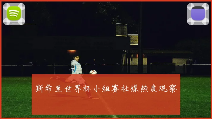 斯希里世界杯小组赛社媒热度观察